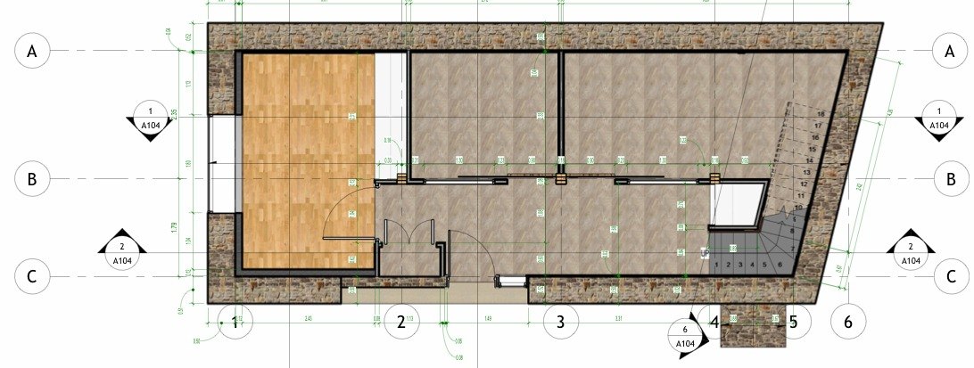 Plan technique du rez-de-chaussée