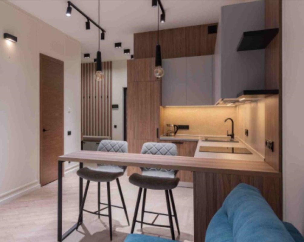 Cuisine ouverte du studio Vanves