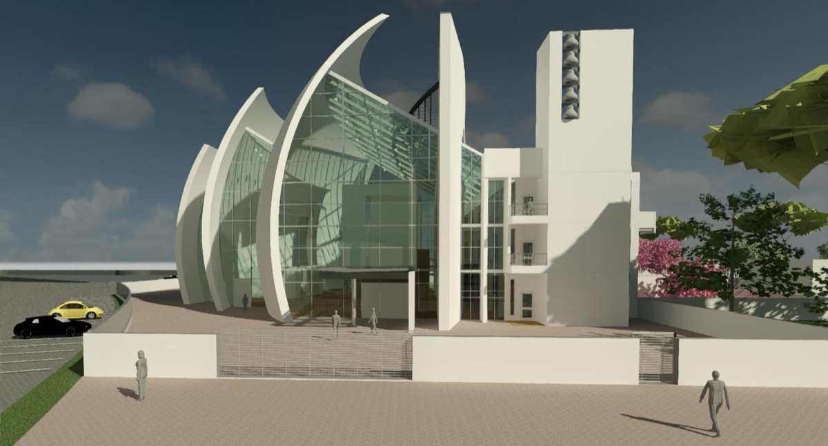 Church BIM model exterior