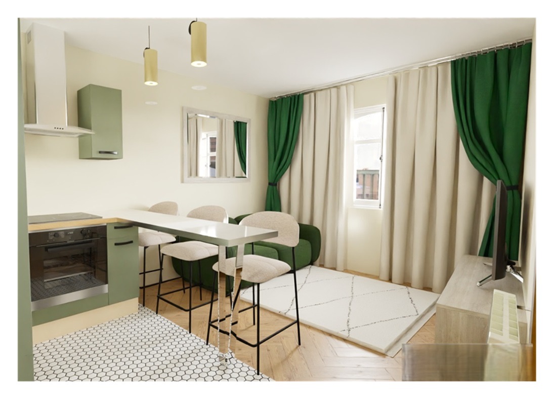Studio renovation in Vanves
